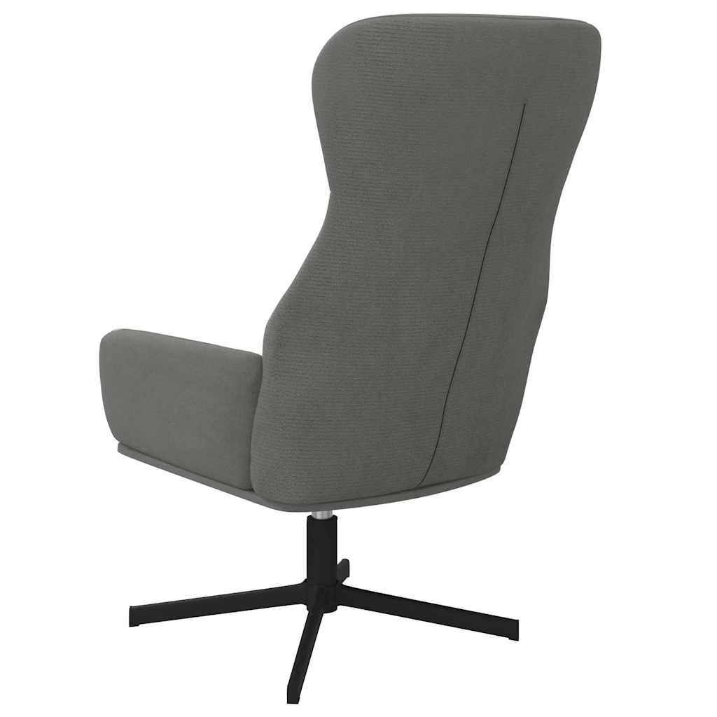 vidaXL Relaxsessel Dunkelgrau Samt