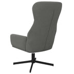 vidaXL Relaxsessel Dunkelgrau Samt