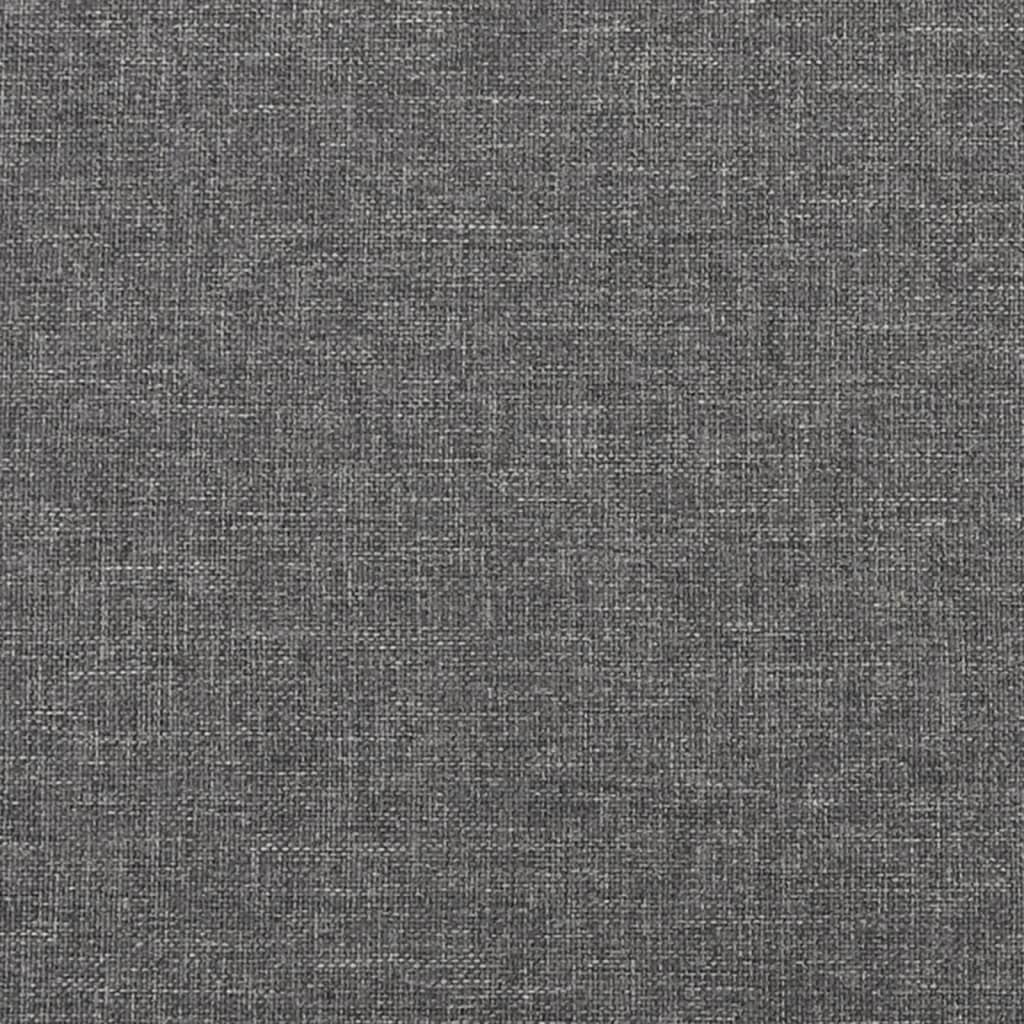 vidaXL Fußhocker Hellgrau 45x29,5x35 cm Stoff