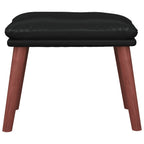 vidaXL Fußhocker Schwarz 45x29,5x35 cm Kunstleder