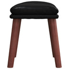 vidaXL Fußhocker Schwarz 45x29,5x35 cm Kunstleder