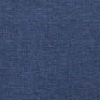 vidaXL Fußhocker Blau 45x29,5x35 cm Stoff und Kunstleder