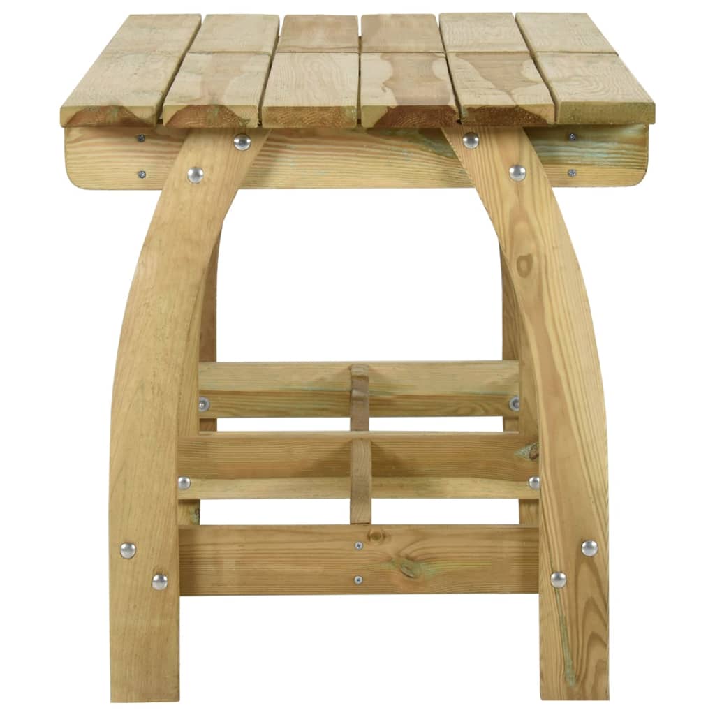 vidaXL Gartentisch 160x74x75 cm Kiefernholz Imprägniert