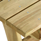 vidaXL Gartentisch 160x74x75 cm Kiefernholz Imprägniert