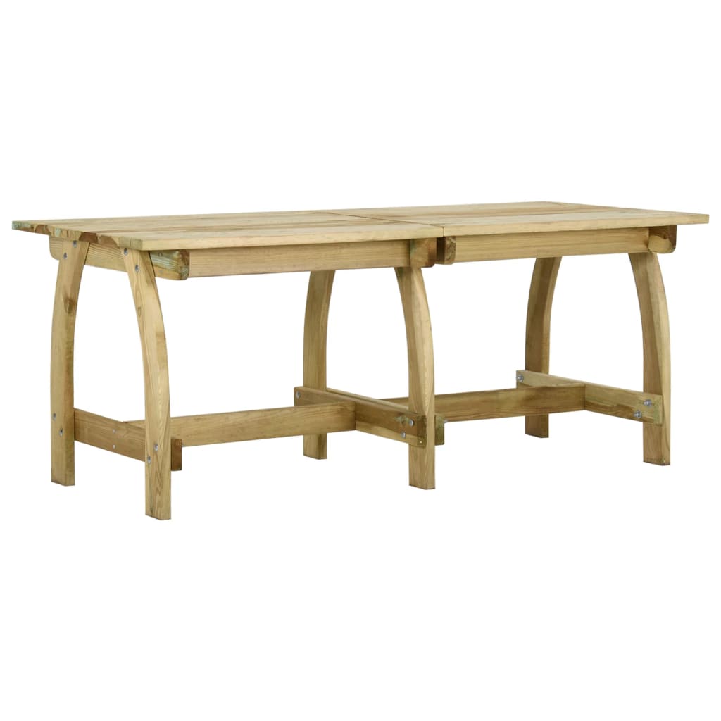 vidaXL Gartentisch 160x74x75 cm Kiefernholz Imprägniert
