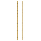 vidaXL Wand-Weinregal für 12 Flaschen 2 Stk. Golden Eisen