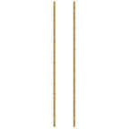 vidaXL Wand-Weinregal für 36 Flaschen 2 Stk. Golden Eisen