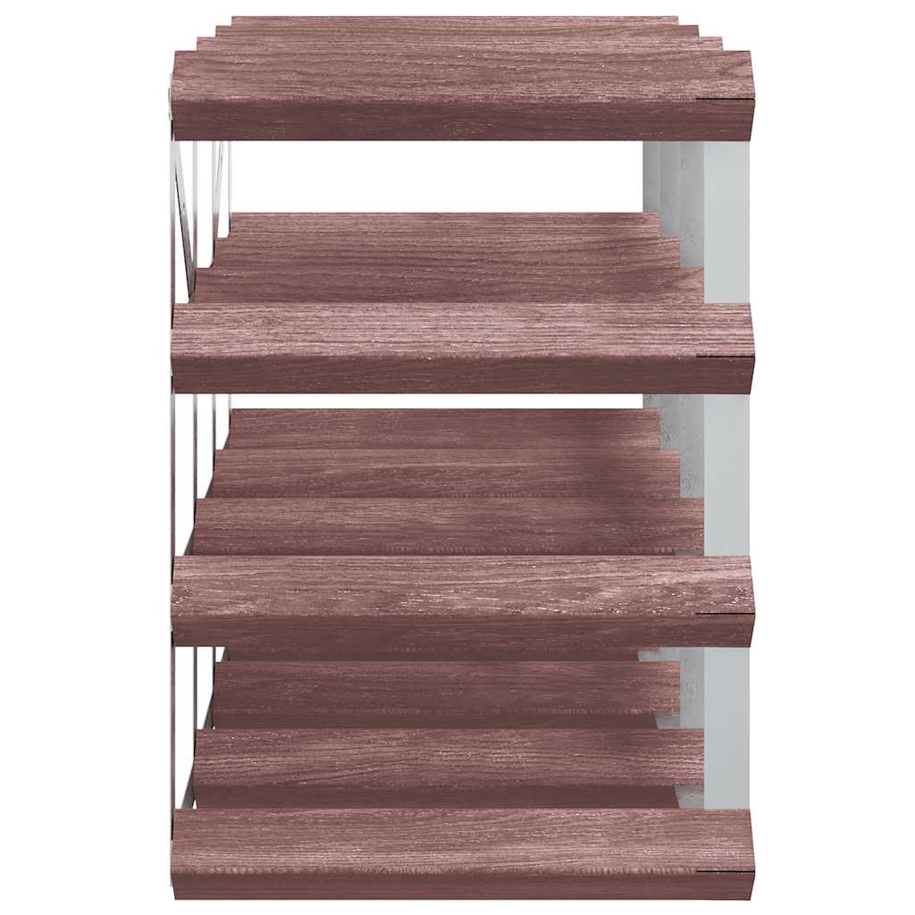 vidaXL Weinregal für 12 Flaschen Braun Massivholz Kiefer