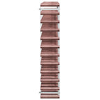 vidaXL Weinregal für 120 Flaschen Braun Massivholz Kiefer