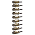 vidaXL Wand-Weinregal für 9 Flaschen Weiß Eisen