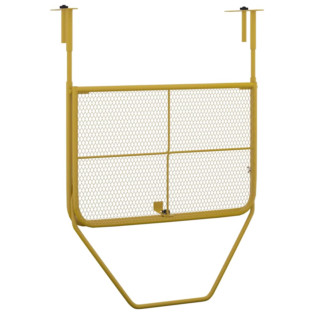 vidaXL Balkontisch Golden 60x40 cm Stahl