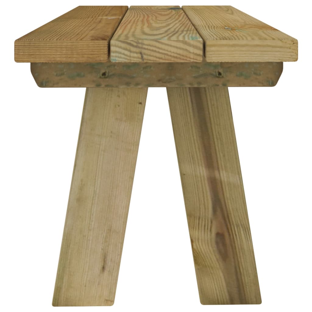 vidaXL Gartenbank 110 cm Massivholz Kiefer Imprägniert