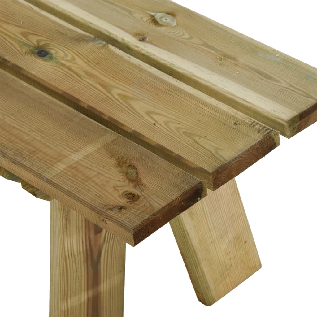vidaXL Gartenbank 110 cm Massivholz Kiefer Imprägniert