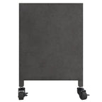 vidaXL TV-Schrank Silbern 110x30x40 cm Eisen