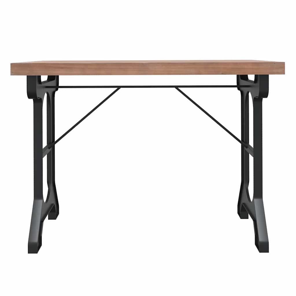 vidaXL Esstisch 110x65x82 cm Massivholz Tanne und Eisen
