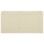 vidaXL Kissenbox Angora-Weiß 86x40x42 cm 85 L