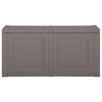 vidaXL Kissenbox Grau 86x40x42 cm 85 L