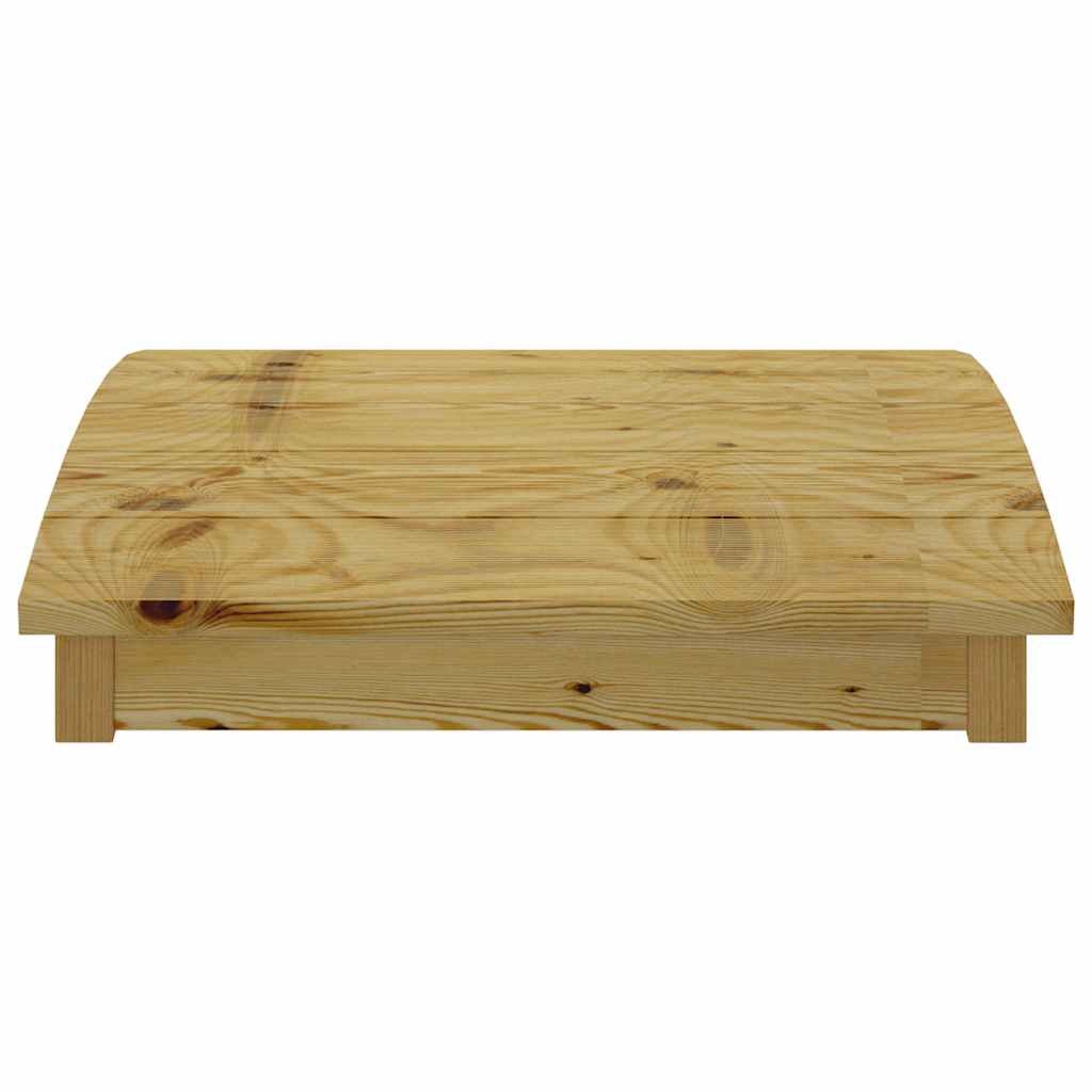 vidaXL Gartenbrücke 110x74 cm Massivholz imprägniert Kiefer