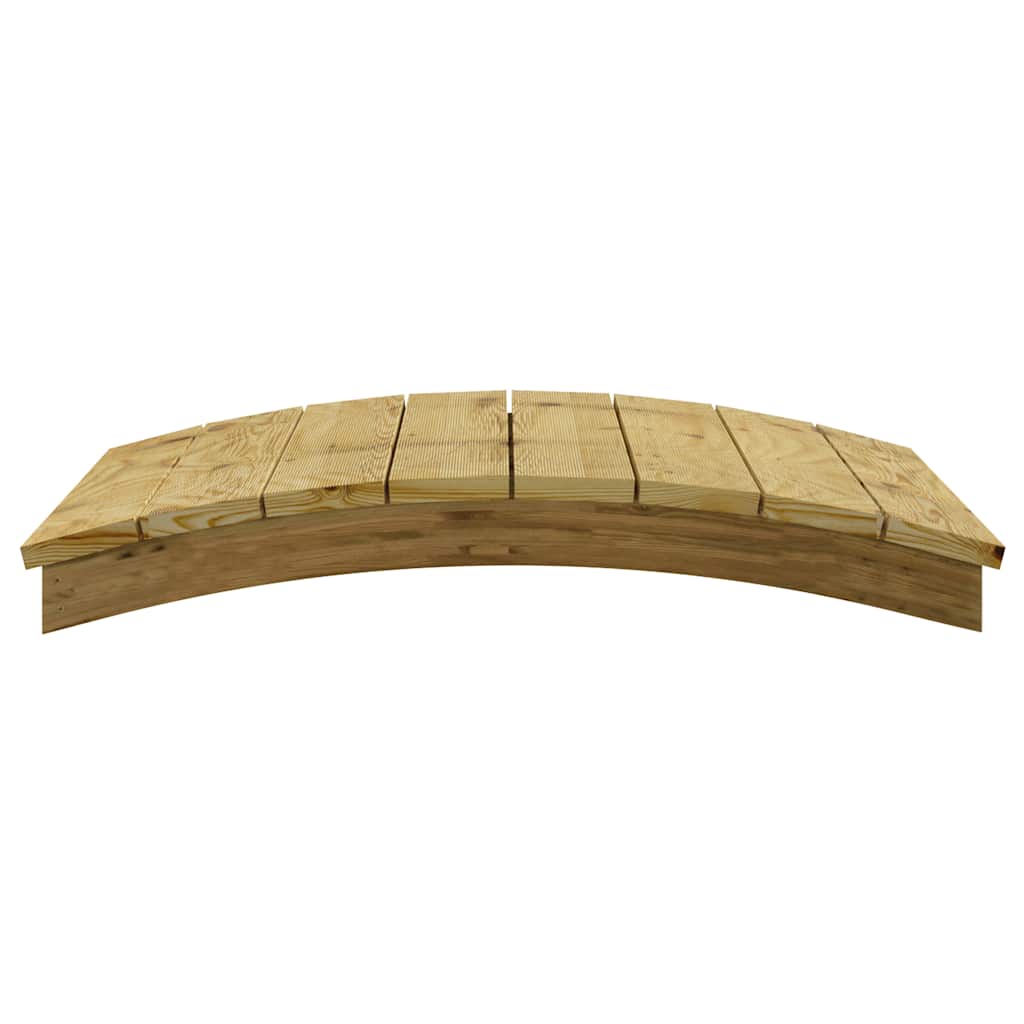 vidaXL Gartenbrücke 110x74 cm Massivholz imprägniert Kiefer