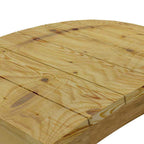 vidaXL Gartenbrücke 110x74 cm Massivholz imprägniert Kiefer