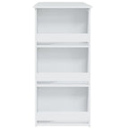 vidaXL Bartisch mit Ablagefläche Weiß 102x50x103,5 cm Holzwerkstoff