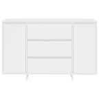 vidaXL Sideboard mit 3 Schubladen Weiß 120x41x75 cm Holzwerkstoff