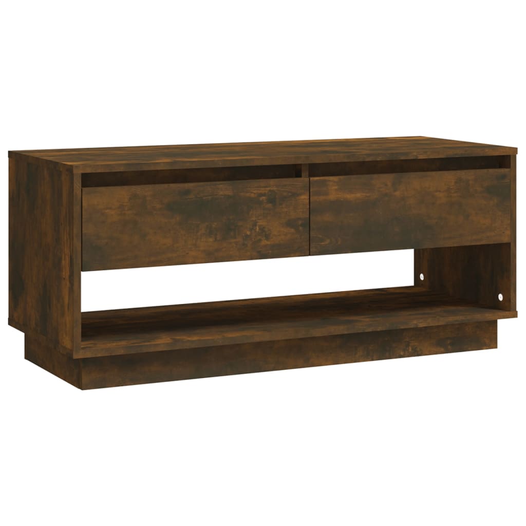 vidaXL TV-Schrank Räuchereiche 102x41x44 cm Holzwerkstoff