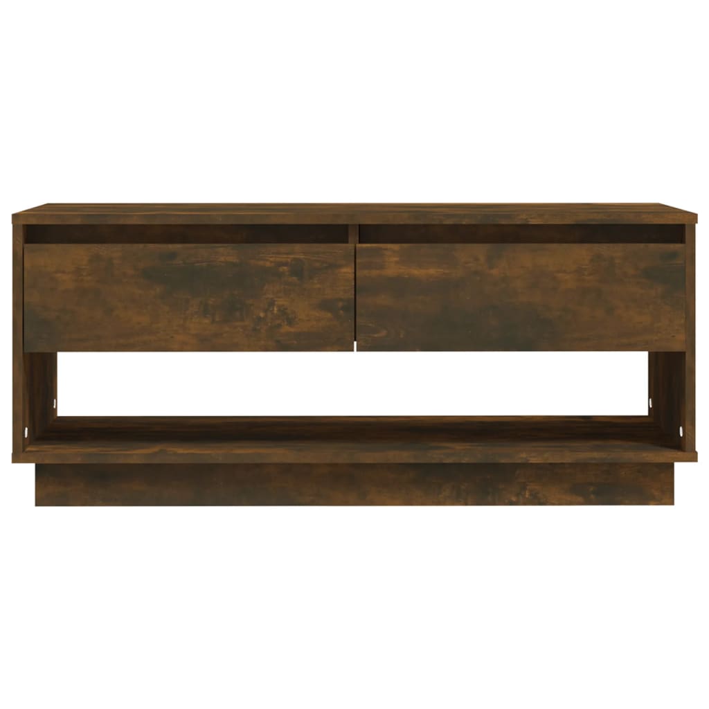 vidaXL TV-Schrank Räuchereiche 102x41x44 cm Holzwerkstoff