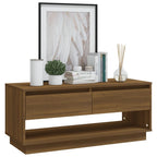 vidaXL TV-Schrank Braun Eichen-Optik 102x41x44 cm Holzwerkstoff