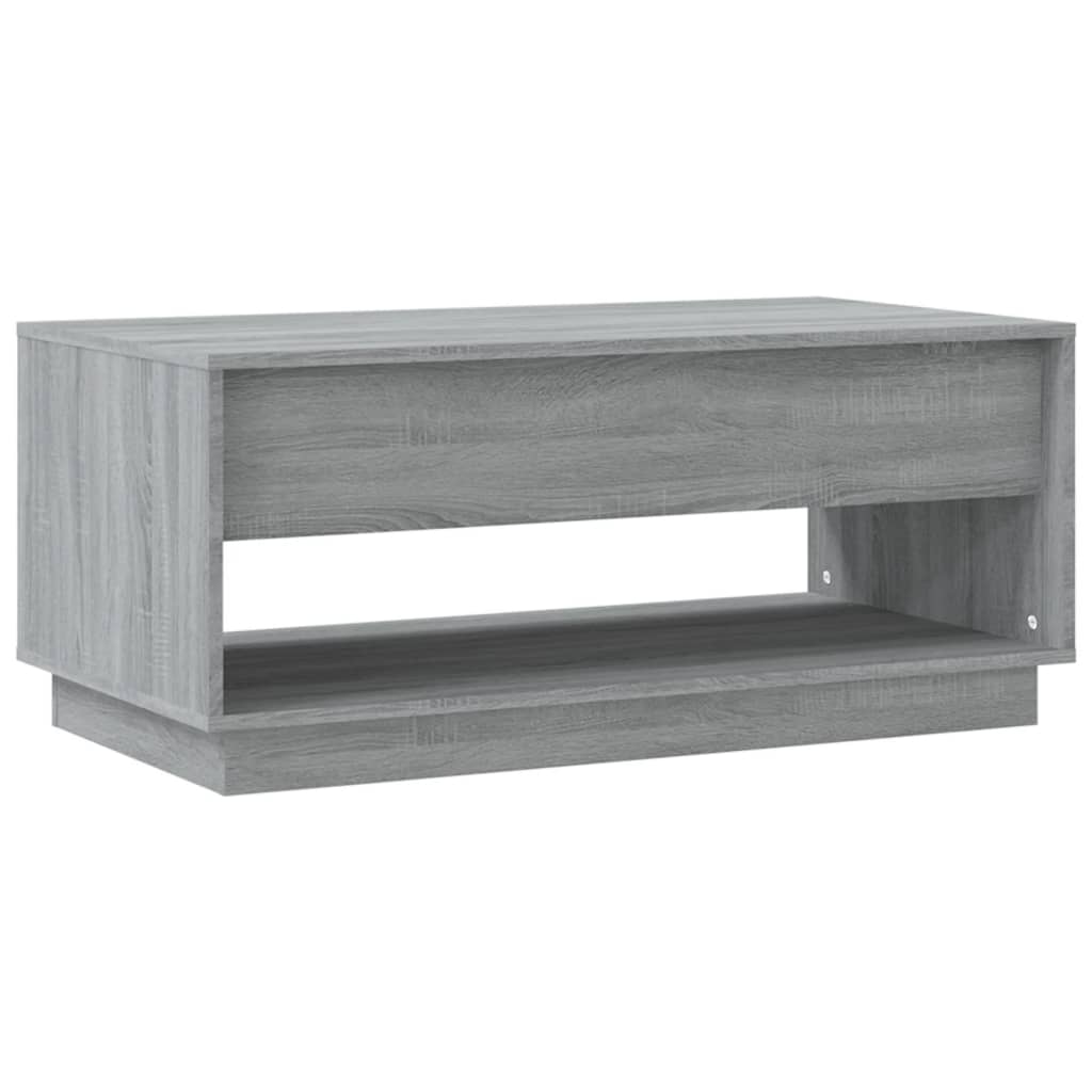 vidaXL Couchtisch Grau Sonoma 102,5x55x44 cm Holzwerkstoff