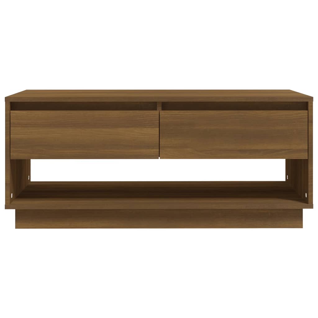 vidaXL Couchtisch Braun Eichen-Optik 102,5x55x44 cm Holzwerkstoff