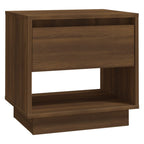 vidaXL Nachttische 2 Stk. Braun Eichen-Optik 45x34x44 cm Holzwerkstoff