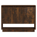 vidaXL Sideboard Räuchereiche 97x31x75 cm Holzwerkstoff