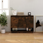 vidaXL Sideboard Räuchereiche 97x31x75 cm Holzwerkstoff