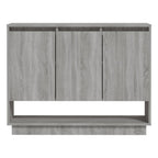 vidaXL Sideboard Grau Sonoma 97x31x75 cm Holzwerkstoff