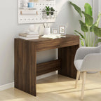 vidaXL Schreibtisch Braun Eichen-Optik 101x50x76,5 cm Holzwerkstoff
