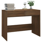 vidaXL Schreibtisch Braun Eichen-Optik 101x50x76,5 cm Holzwerkstoff