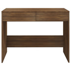vidaXL Schreibtisch Braun Eichen-Optik 101x50x76,5 cm Holzwerkstoff