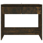 vidaXL Konsolentisch Räuchereiche 89x41x76,5 cm Holzwerkstoff