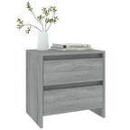 vidaXL Nachttisch Grau Sonoma 45x34,5x44,5 cm Holzwerkstoff