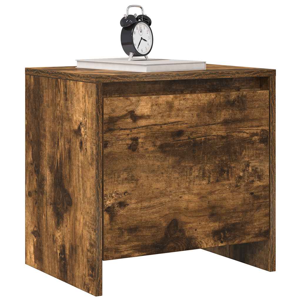 vidaXL Nachttisch Räuchereiche 45x34x44,5 cm Holzwerkstoff