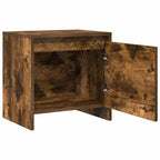 vidaXL Nachttisch Räuchereiche 45x34x44,5 cm Holzwerkstoff