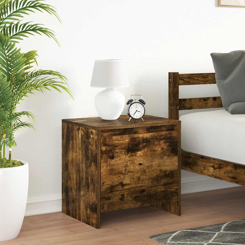 vidaXL Nachttisch Räuchereiche 45x34x44,5 cm Holzwerkstoff