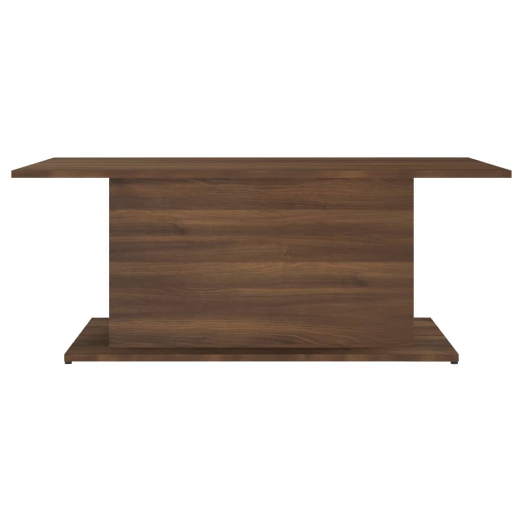 vidaXL Couchtisch Braun Eiche 102x55,5x40 cm Holzwerkstoff