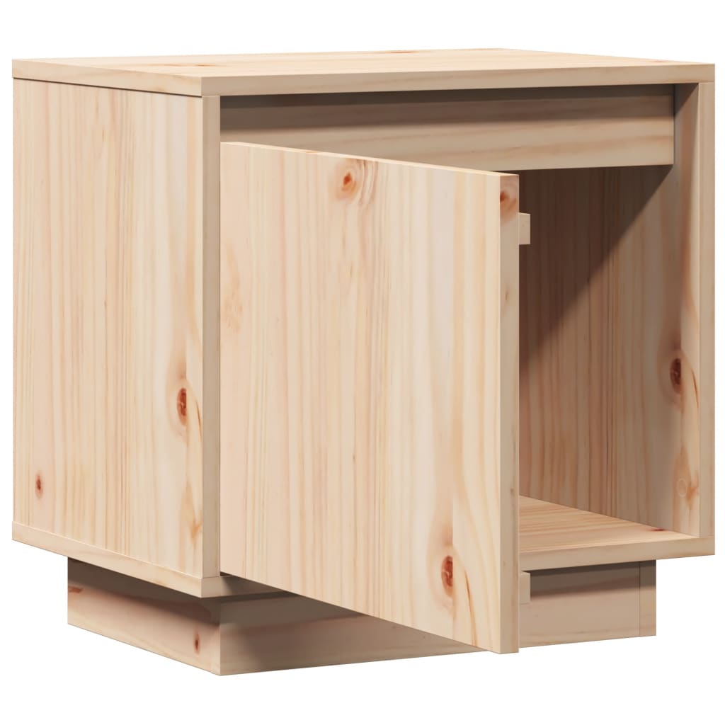 vidaXL Nachttische 2 Stk. 40x30x40 cm Massivholz Kiefer