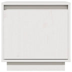 vidaXL Nachttisch Weiß 40x30x40 cm Massivholz Kiefer