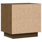 vidaXL Nachttische 2 Stk. Honigbraun 40x30x40 cm Massivholz Kiefer