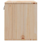 vidaXL Wandschrank 45x30x35 cm Massivholz Kiefer