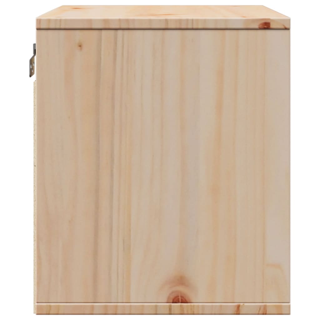 vidaXL Wandschrank 45x30x35 cm Massivholz Kiefer