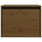 vidaXL Wandschrank Honigbraun 45x30x35 cm Massivholz Kiefer